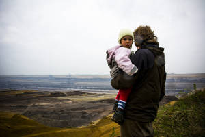 Garzweiler mijn met kindje - Malcolm