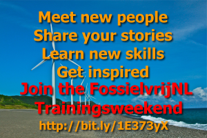 Uitnodiging Trainingsweekend 4-6 september 2015